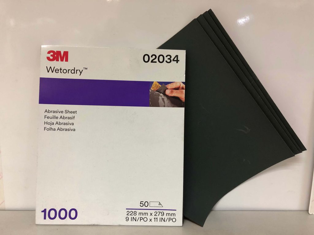 3M 32035 Imperial Wetordry Sandpaper - 9x11 Inch, P800 Grit, 1 Sheet