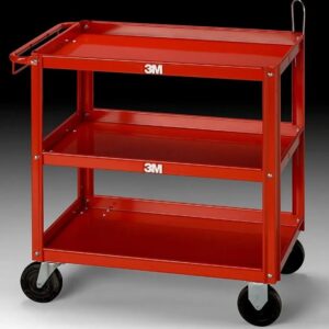 3M-2510-Carrito Organizador Metalico Rojo