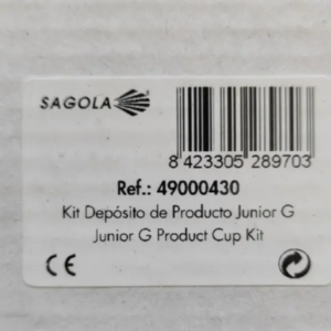 Sagola 49000430 Vaso Pistola Por Gravedad Con Tapa (junior G